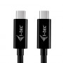i-tec C31CHRGCBL180CM i-tec USB-C įkrovimo kabelis, 1,8 m, USB Power Delivery iki 100 W, juodas