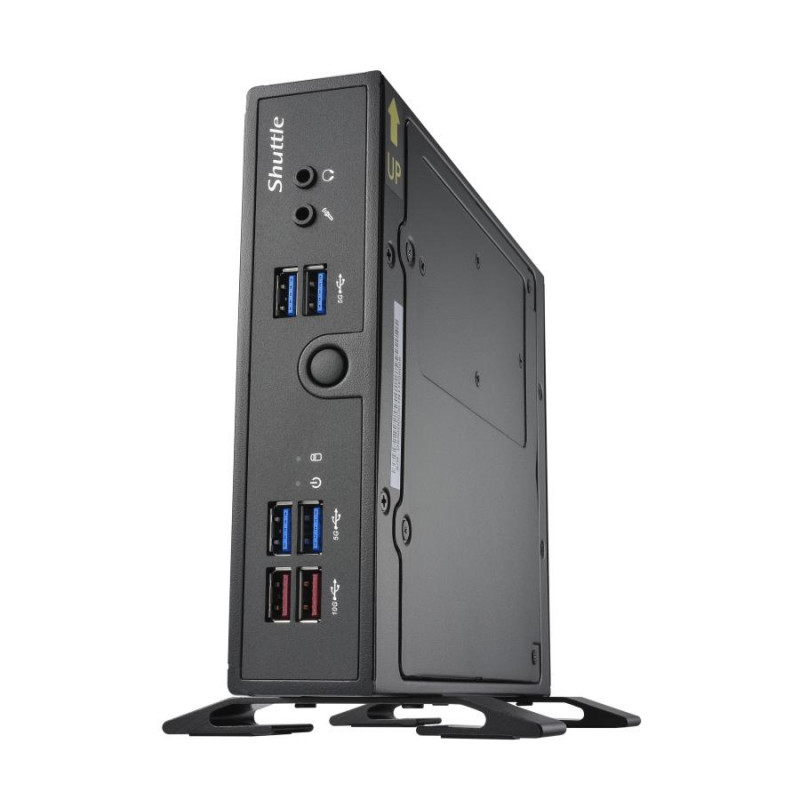 Shuttle DS50U barebone mini kompiuteris, Celeron 7305, 8 GB DDR5 RAM, juodas