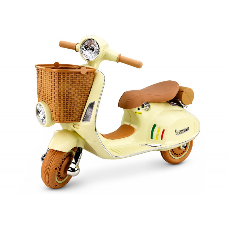 Lean Cars XW-03 akumuliatorinis paspirtukas, 35 W, smėlio spalvos
