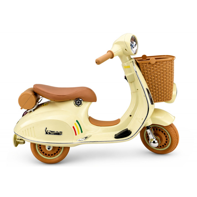 Lean Cars XW-03 akumuliatorinis paspirtukas, 35 W, smėlio spalvos