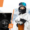 Qunature 13230023010 slidinėjimo balaklava dviračiui ir motociklui, dydis M, juoda