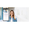 Ezviz CP4 4 MP Wi-Fi durų vaizdo akutė, sidabrinė