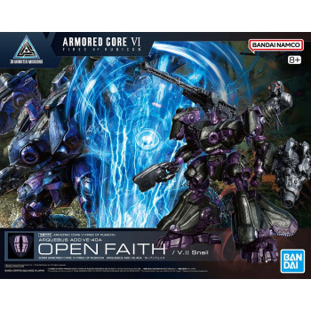 Gunpla 30MM ACVI Fires of Rubicon Arquebus ADD VE-40A Open Faith kolekcionuojama figūrėlė