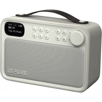 Pure Bloom Portable Bluetooth DAB+/FM radijas, IPX5, įkraunamas, smėlio spalvos