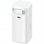 USAMS US-CD216 XMF Series nešiojamas akumuliatorius 18000 mAh, PD 45W greitasis įkrovimas, su USB-C kabeliu, baltas