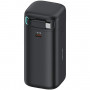 USAMS US-CD216 XMF Series nešiojamas įkroviklis 18000 mAh, PD 45W greitasis įkrovimas, su USB-C kabeliu, juodas