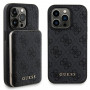 Guess GUBPM5P13X4GEMGK Apple iPhone 13 Pro Max kietasis dėklas + 5000 mAh MagSafe powerbank komplektas, 4G Metal Logo, juodas