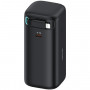 USAMS US-CD217 XMF Series nešiojamas įkroviklis 18000 mAh, PD 45W greitasis įkrovimas, su Lightning kabeliu, juodas