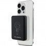 Karl Lagerfeld Outline Ikonik KLPBM5KIOTTGK indukcinis power bank 5000 mAh 15W, MagSafe, juodas