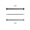 StarTech.com C6PANELSTP481U 48 prievadų 1U tuščia komutacinė panelė, CAT6A, 48,3 cm (19 in), juoda