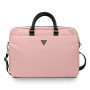 Guess GUCB15NTMLLP nešiojamojo kompiuterio krepšys iki 16", Nylon Triangle Logo, rožinis