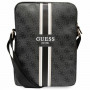Guess 4G Stripes planšetinio kompiuterio rankinė 10", juoda (GUTB10P4RPSK)