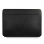 Guess Saffiano Script dėklas 13" nešiojamajam kompiuteriui, juodas (GUCS13PUSASBK)