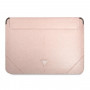 Guess GUCS16PSATLP nešiojamojo kompiuterio įmautė 16 colių, Saffiano Triangle, rausva