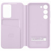Samsung Galaxy S23 Smart View Wallet Case EF-ZS911CV, lavender, dėklas su pinigine