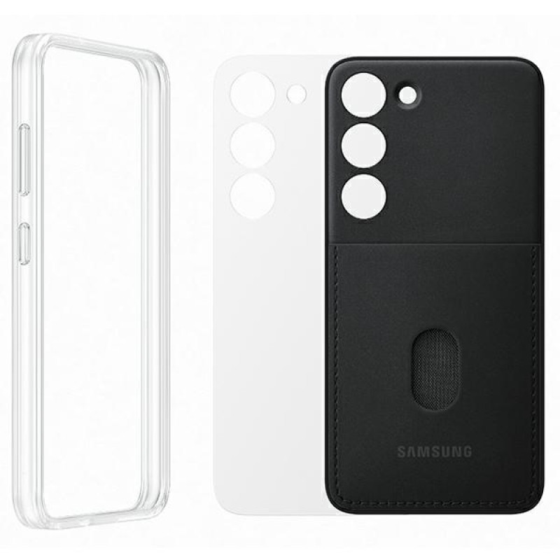 Samsung Galaxy S23 Frame Cover EF-MS911CB korpusas, juodas
