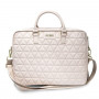 Guess GUCB15QLPK nešiojamojo kompiuterio krepšys 15 colių, rausvas, Quilted