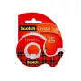 3M Scotch Crystal Clear 600 juosta su rankiniu dozatoriumi, 19 mm x 7,5 m, permatoma 6-1975D