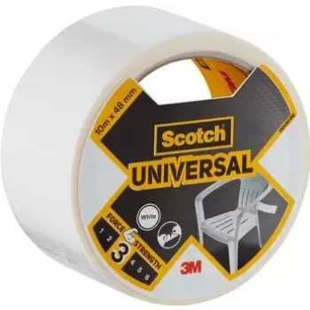 3M universali buitinė juosta, balta, 48 mm x 10 m, 6 ritinėliai – rišimui, tvirtinimui, apsaugai, remontui, sandarinimui 7100205294