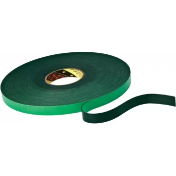 3M VHB dvipusė akrilinė putų juosta 9515B, juoda, 33 m x 12 mm, 1,1 mm storio, 1 ritinys KT777306210