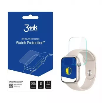 3MK ARC+ Screen Protector, skirtas Apple Watch 41mm (Series 7/8/9/SE 2nd Gen) – Crystal Clear