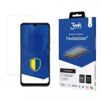 3MK FlexibleGlass Screen Protector, skirta Xiaomi Redmi 9 – Hibridinis stiklas, 7H kietumas, 0,3 mm, permatomas