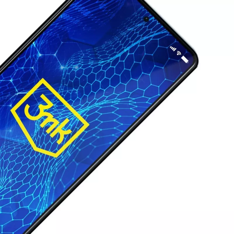 3MK HardGlass Lite grūdinto stiklo ekrano apsauga, skirta Xiaomi Redmi Note 12 5G / Poco X5 5G - juoda