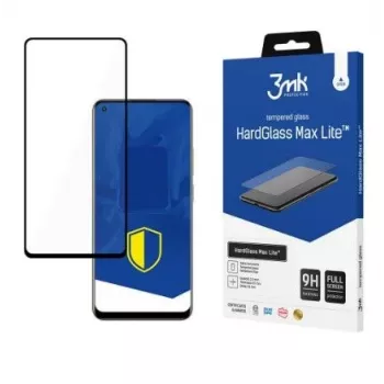 3MK HardGlass Max Lite Grūdinto stiklo apsauginis ekrano stikliukas, skirtas Realme 11 – juodas