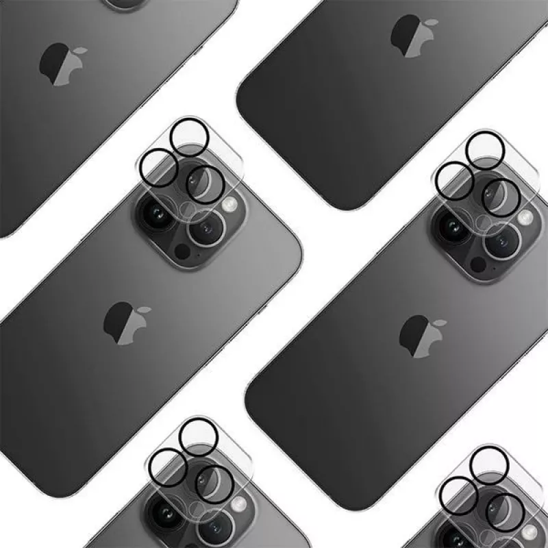 3MK Lens Pro Full Cover Camera Lens Protector for iPhone 14 Pro / 14 Pro Max with Aluminum Frame and Mounting Frame (1 Piece, Black)