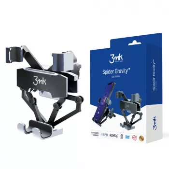3MK Spider Gravity automobilinis laikiklis juodas