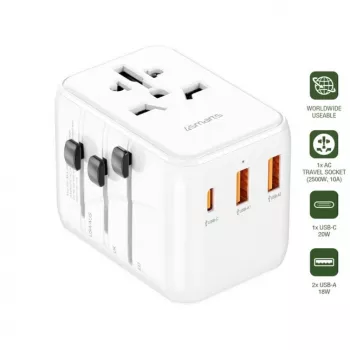 4SMARTS Nomad World Travel Adapter 20W