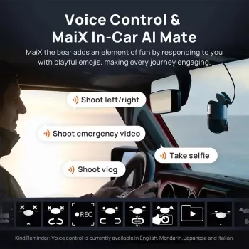 70mai Dash Cam 4K Omni X800 Black