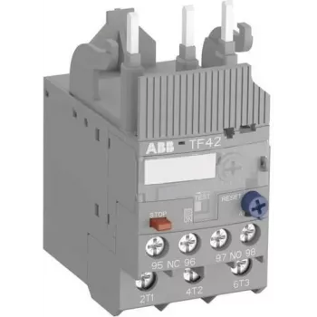 ABB TF42-3.1 šiluminė apsaugos relė, 2,4-3,1 A, 690 V AC, 3 polių, Class 10, varžtiniai gnybtai 1SAZ721201R1033