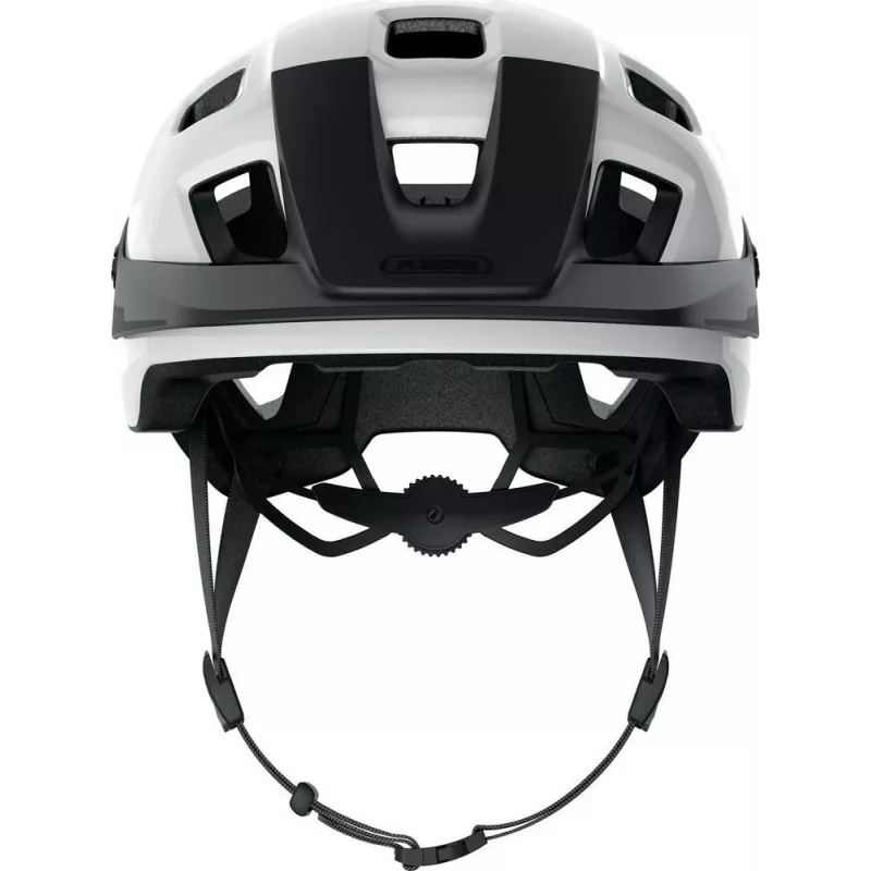 ABUS MoTrip dviračių šalmas su fiksuotu skydeliu - Velvet Black, dydis M (52-57 cm)