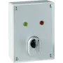 ABUS SE1010 raktinis jungiklis – 24V DC, 2 perjungimo kontaktai, IP54, sidabriškai pilkas
