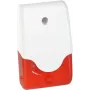ABUS Security-Center SG1681 Mini Sirena su įspėjamąja lempute, raudona, 12 V DC, 105 dB, IP44, laidinė, vidaus / dengtoms lauko patalpoms