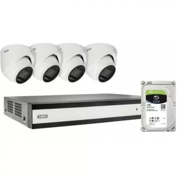 ABUS SECURITY-CENTER TVVR33843D 8 kanalų hibridinis analoginis rinkinys su IP stebėjimo galimybe, plačiajuostis, 2960 x 1665 pikselių