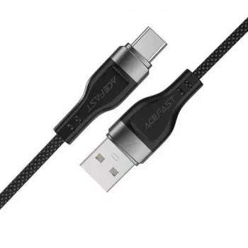 ACEFAST C11-04 USB-A – USB-C 3A magnetinis pintas laidas 1,2 m juodas