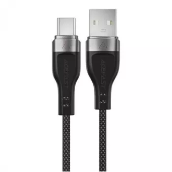 ACEFAST C11-04 USB-A – USB-C 3A magnetinis pintas laidas 1,2 m juodas