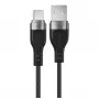 ACEFAST C11-04 USB-A – USB-C 3A magnetinis pintas laidas 1,2 m juodas