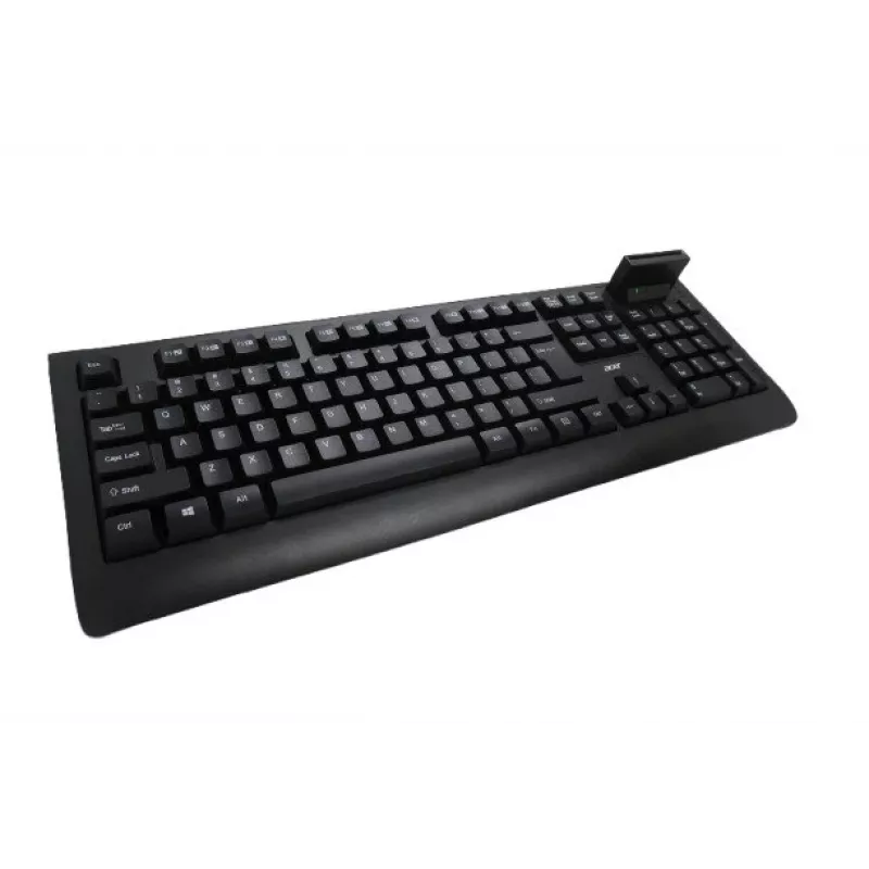 Acer AKW320 laidinė klaviatūra su išmaniosios kortelės skaitytuvu, US International išdėstymas, juoda