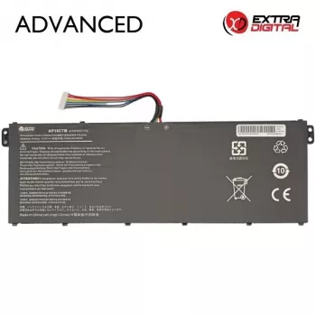 Acer AP18C7M 3200mAh Li-ion nešiojamojo kompiuterio baterija, 15.4V, 4 elementai, juoda