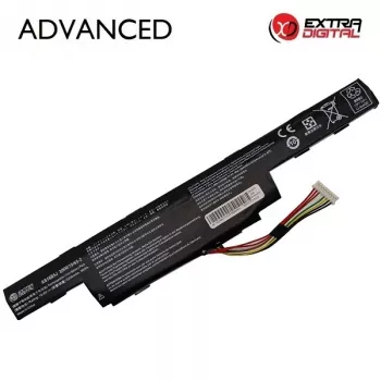 Acer AS16B5J nešiojamojo kompiuterio baterija 5200mAh 14.8V Li-ion 8 celių, skirta Aspire E5-575/F5-573/V3-575 serijoms – juoda