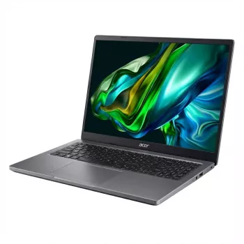 Acer Aspire A16 AI A16-61M-R194 16 colių nešiojamas kompiuteris, AMD Ryzen 7 8845HS, 16GB RAM, 512GB SSD, plieno pilka, vokiška klaviatūra