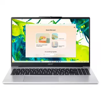 Acer Aspire Lite AL15-45P-R15P 15,6 colio Full HD nešiojamas kompiuteris - AMD Ryzen 7 5825U, 16GB RAM, 1TB SSD, Windows 11 Home, plieno pilka