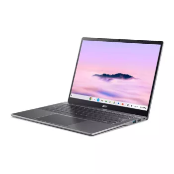 Acer Chromebook Plus 514 CBE594-2-TCO-373B – 14 colių Full HD IPS, Intel Core 3 100U, 8GB LPDDR5, 256GB SSD, ChromeOS, apšviesta klaviatūra, aliuminio viršelis