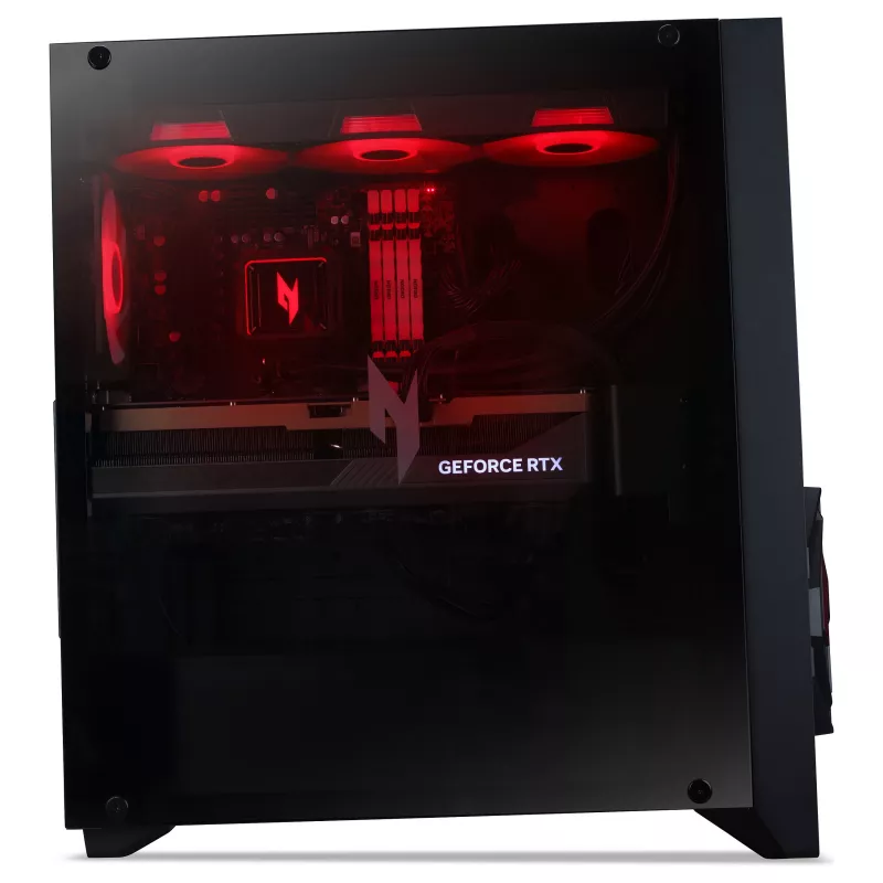 Acer Nitro 70 N70X3D-100 žaidimų stalinis kompiuteris, AMD Ryzen 7 9800X3D, 32GB DDR5, 1TB SSD, RTX 5070, Windows 11 Home