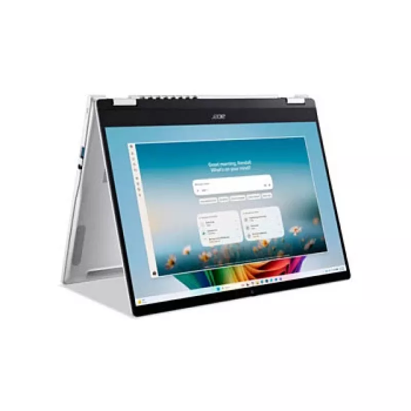 Acer Swift Spin 14 AI SFSP14-I51T-93NW konvertuojamas nešiojamasis kompiuteris, Intel Core Ultra 9 386H, 16 GB RAM, 512 GB SSD, 14 colių WUXGA jutiklinis ekranas, Windows 11 Home, Steel Gray