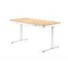 ACJ ACTIVEJET elektrinis aukščio reguliavimo stalas 120x60 ET119S Baltas/Ąžuolas