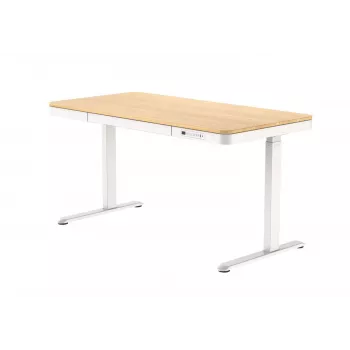 ACJ ACTIVEJET elektrinis aukščio reguliavimo stalas 120x60 ET119S Baltas/Ąžuolas